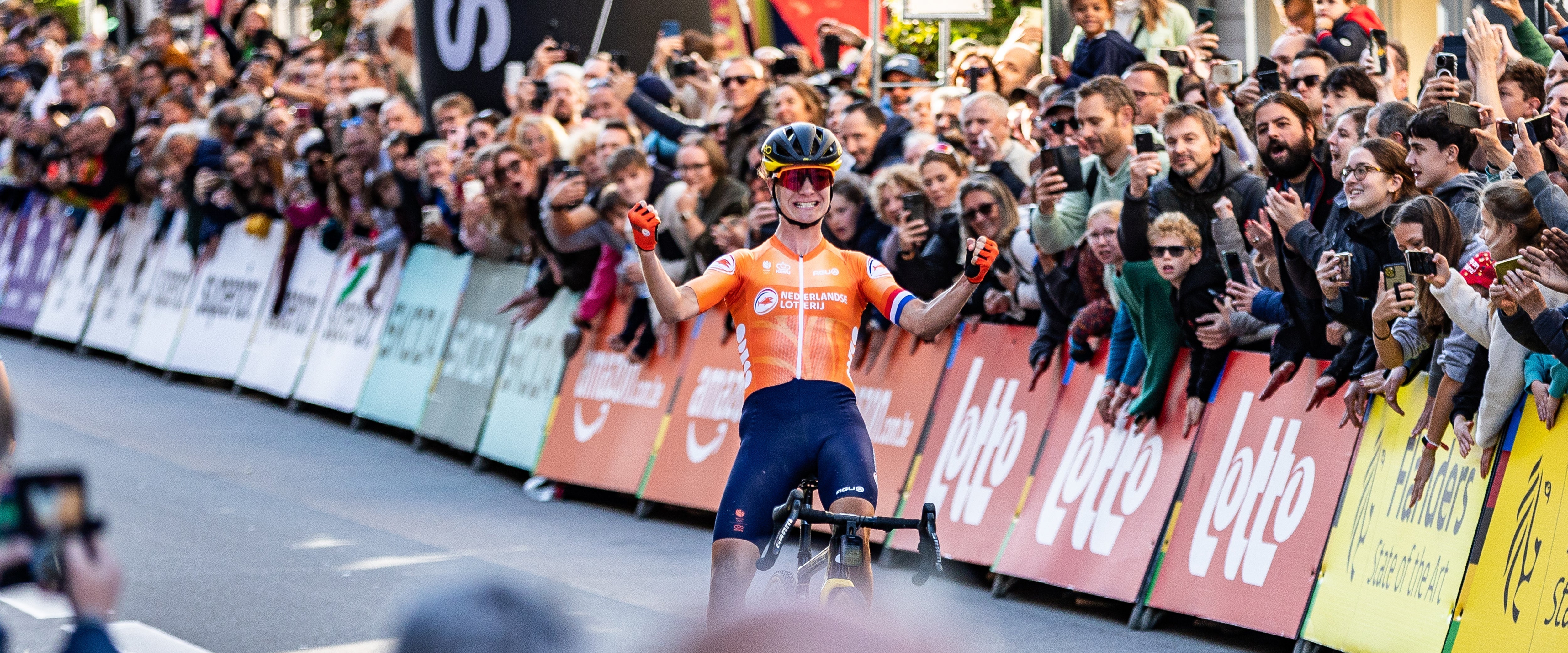 Nothing Stops Marianne Vos, Not Even a Puncture.